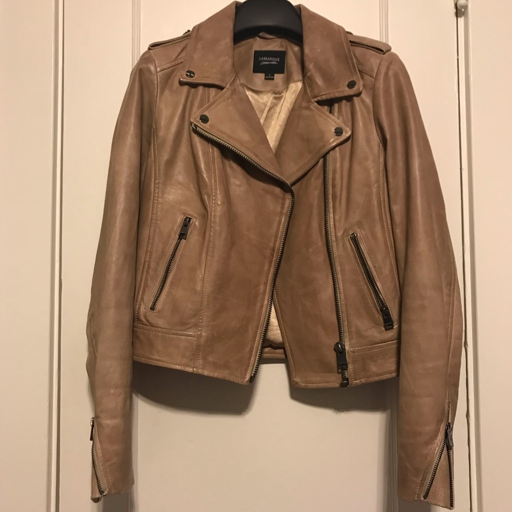 Womens Lamarque Donna leather jacket.